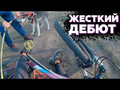 СБИЛИ НА ПЕРВОЙ ГОНКЕ | Так ли легко дается байкджоринг?