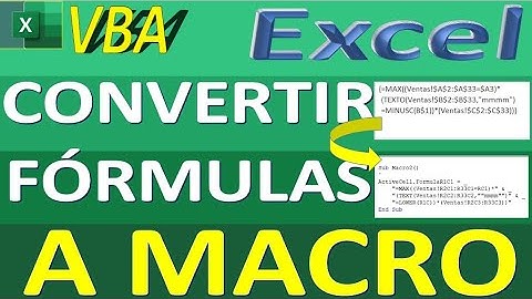 convertir formulas a macro excel