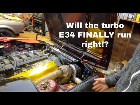 Wiring up the standalone ECU for the Turbo m50 E34 BMW - YouTube