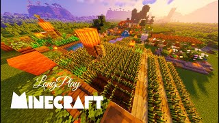 Minecraft Relax Farming longplay 10 часов, чтобы быть довольным 🎃 Без рекламы ＆ Комментарий