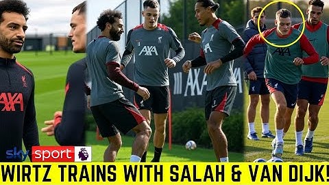 FLORIAN WIRTZ SPOTTED TRAINING WITH SALAH & VAN DIJK AFTER £130M LIVERPOOL MOVE – FANS GO WILD!