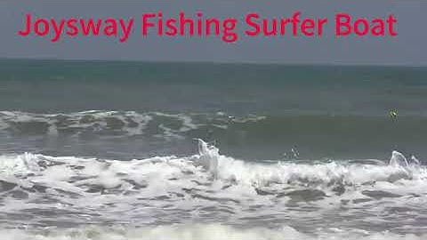 RC Fishing Boat 3251 Fishing Surfer surfing the big waves in the Sea easily