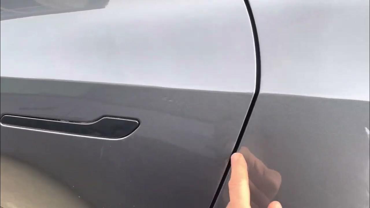 How to adjust door gaps on Tesla model Y YouTube