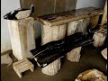Stone Garden Bench | Petrified Wood Benches Stone Garden Bench | Petrified Wood Benches