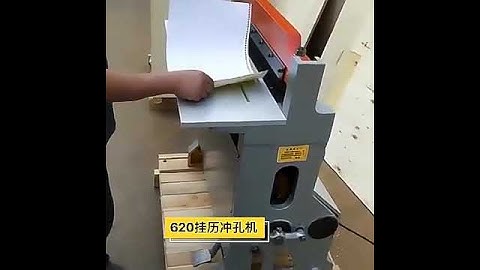Automatic Notebook Hole Punching Machine Paper Punching Machine Double Wire O Punching Machine