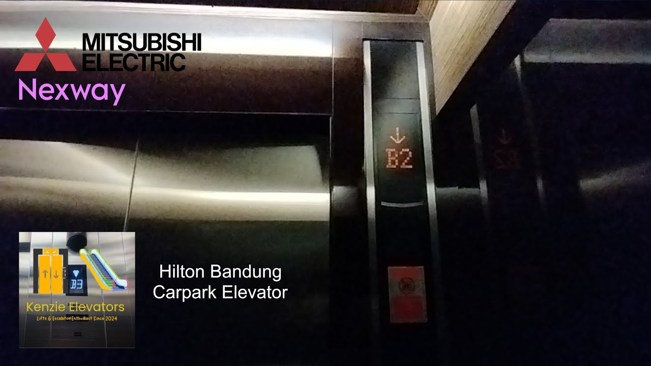 Mitsubishi Nexway Traction Elevators - Hilton , Bandung [Carpark]