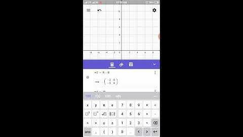 MATEMATIKA - KELAS XI - Matriks - Penggunaan Geogebra for phone