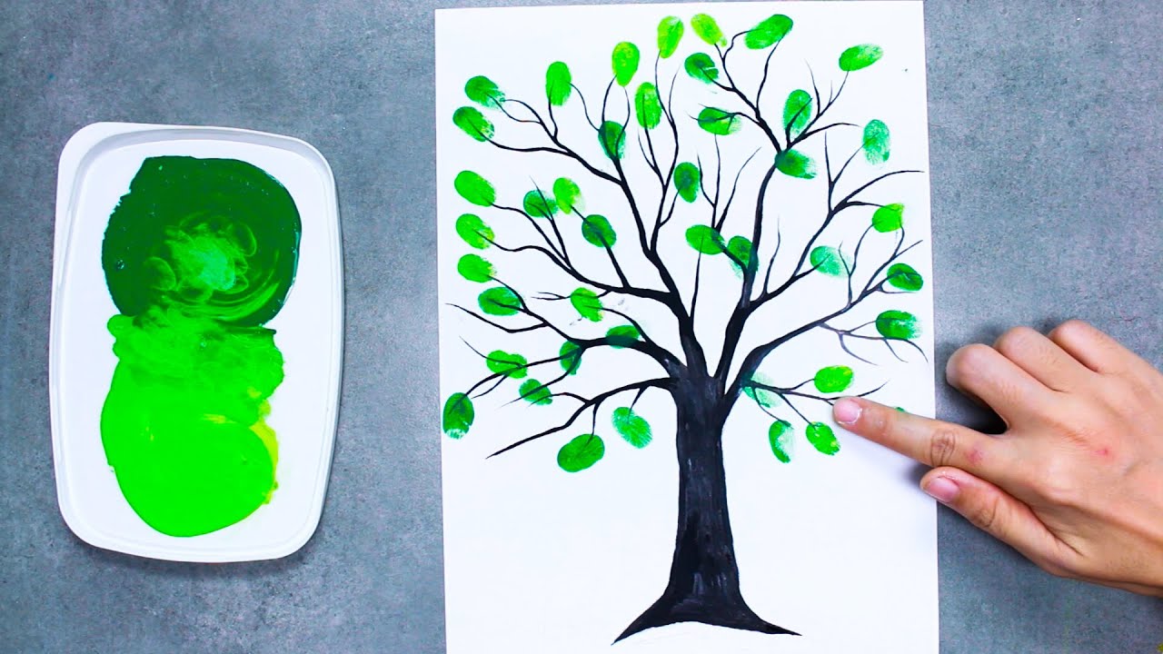 Painting for kids: Ideas for 8 different painting activities for