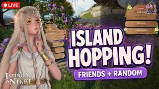Island Hopping LIVE! 🏝️ Visiting Friends + Random Player Islands | Infinity Nikki screenshot 2