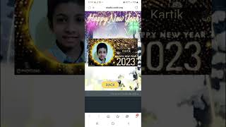 Happy New Year 2023 Photo Frame App #code.org #photoframeapp #newyear2023 screenshot 4