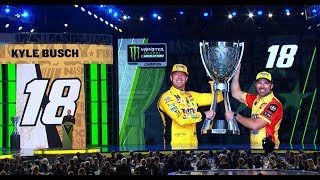 Kyle Busch's touching words to wife Samantha during champion's speech | NASCAR Awards 2019