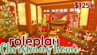 bloxburg | Christmas roleplay house | house build pt. 2