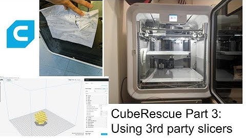 Using Cura on a 3D Systems CubePro (CubeRescue Part 3)