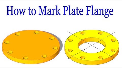 Plate Flange Marking, Fabrication free Tutorial
