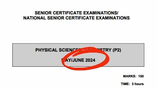 ORGANIC COMPOUNDS GRADE 12 MAY/JUNE 2024