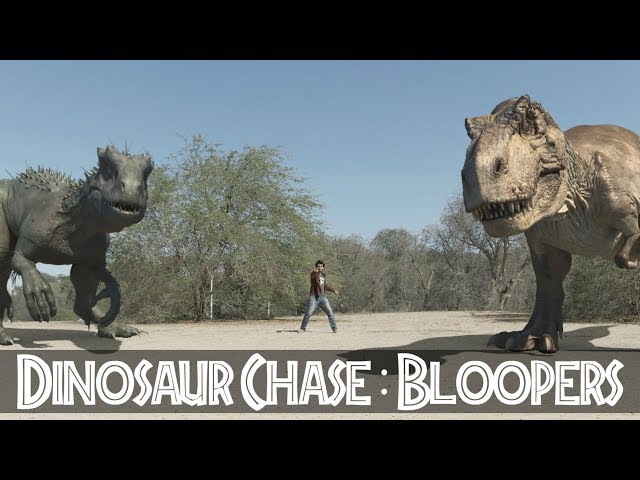 T-Rex Chase - Bloopers Part 3 class=