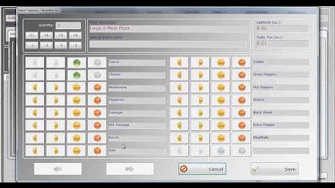 POS PIZZA: How to create a menu Part 1