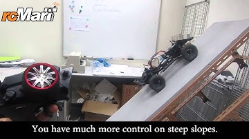 Yeah Racing Hacktronic-C Crawler ESC Holding Function Demonstration with Hackmoto XTA 21.5T Motor