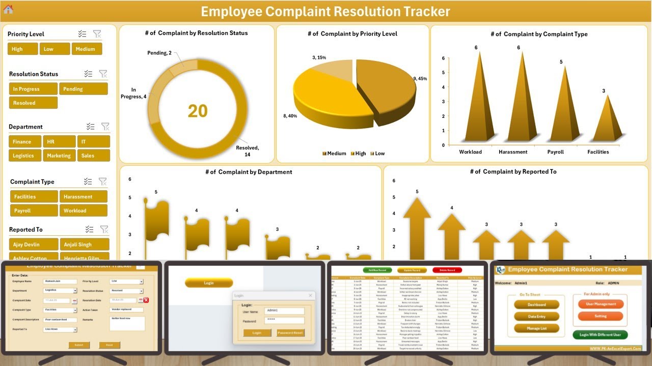 Employee Complaint Resolution Tracker - YouTube