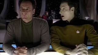 Star Trek TNG: Human Q is hungry for the first time.
