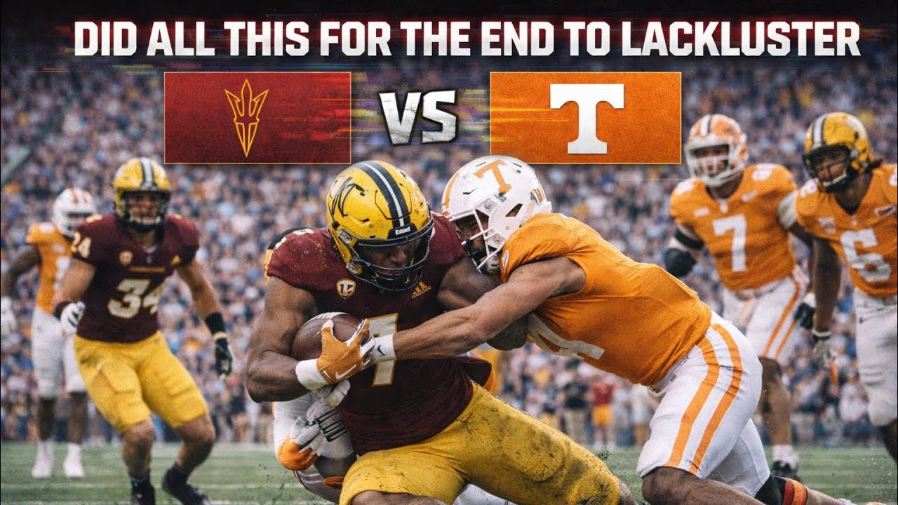 Матч ASU против Теннесси — это всё ради этого?! Самый разочаровывающий финал в истории 😭🔥