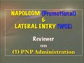 1 napolcom and lateral entry written competitive examination wce qa on pnp administration