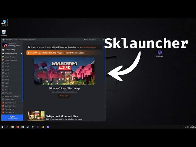 How To Install / Update SKlauncher