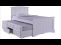 Better Homes and Gardens Sebring Captain's Bed with Trundle, Twin, White Better Homes and Gardens Sebring Captain's Bed with Trundle, Twin, White