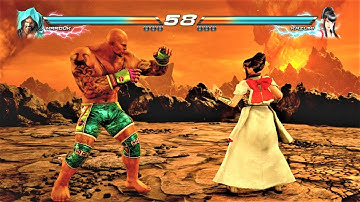 Craig Marduk vs Final Boss Kazumi (Hardest AI) - Tekken 7 Arcade Mode