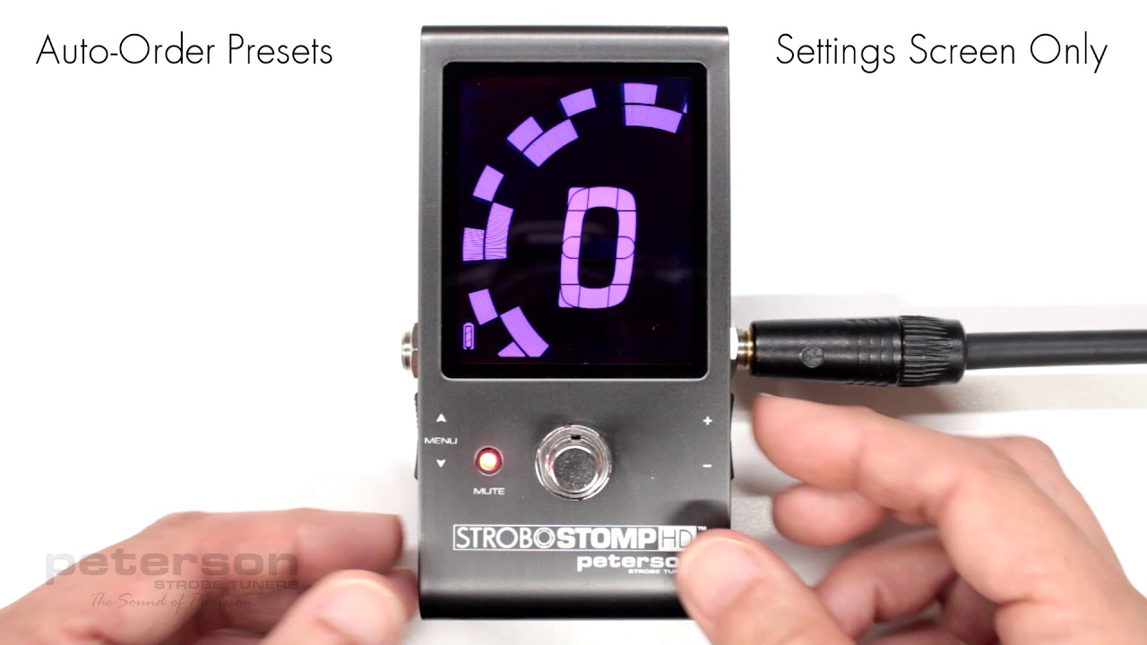 StroboStomp HD Video Instruction Manual 20 AutoOrder Presets YouTube