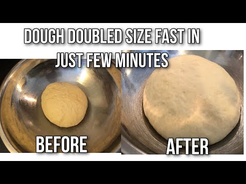 THE SECRET OF DOUGH RISE FASTER IN JUST A FEW MINUTES