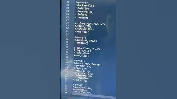 Making Turkey flag in python. #python