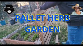 DIY Pallet Herb Garden - Pt1