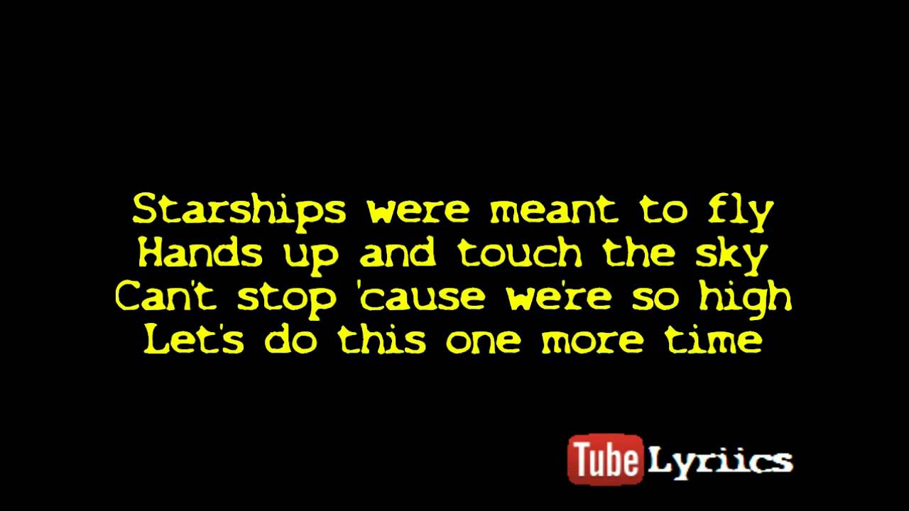 Nicki Minaj Starships [Official Lyrics Video] YouTube