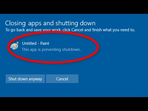 How To Fix This App Preventing Shutdown Error Message Windows 10 / 8 /7