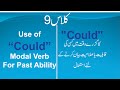 Class 9 uses of could modal verb could ka istimal seekhein urduhindi knowledge for students