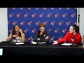 Stephanie White, Caitlin Clark & Kelsey Mitchell | Postgame Media Availability  at Sparks