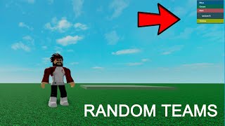 Famous Randomize Teams in Roblox Tutorial Profile