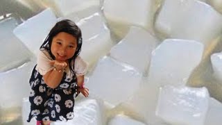 Homemade Milk Tea With Nata De Coco Lychee Flavor