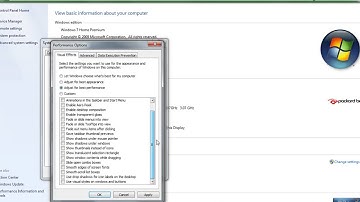 Adjusting Visual Effects