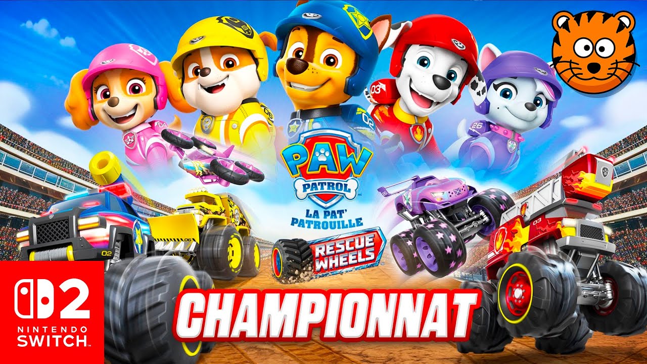 La Pat' Patrouille Rescue Wheels Championnat en Français - PAW Patrol Jeux | Nintendo Switch 2