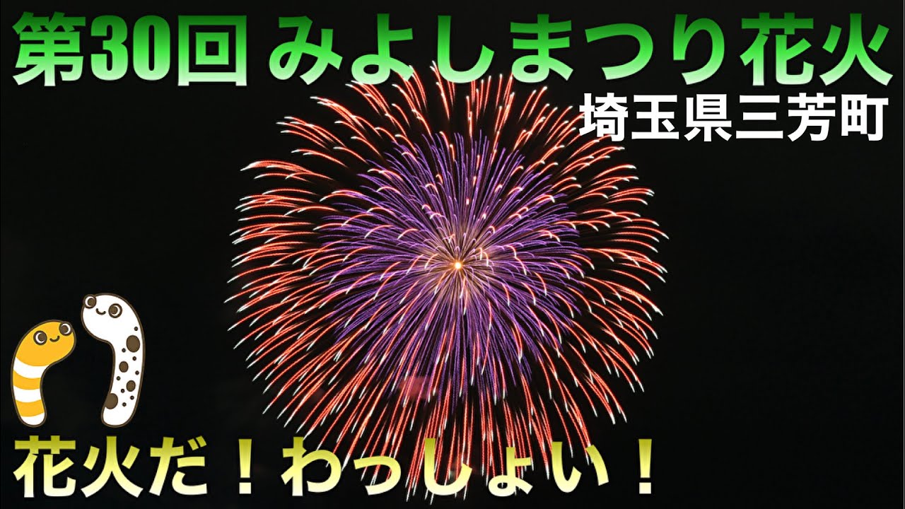 埼玉県三芳町 第30回みよしまつり花火ライブ(2000発 打ち上げ) 2023.9.2【おり】花火だ!わっしょい!ちんあなごchリレーツアー 94/2023 サムネイル