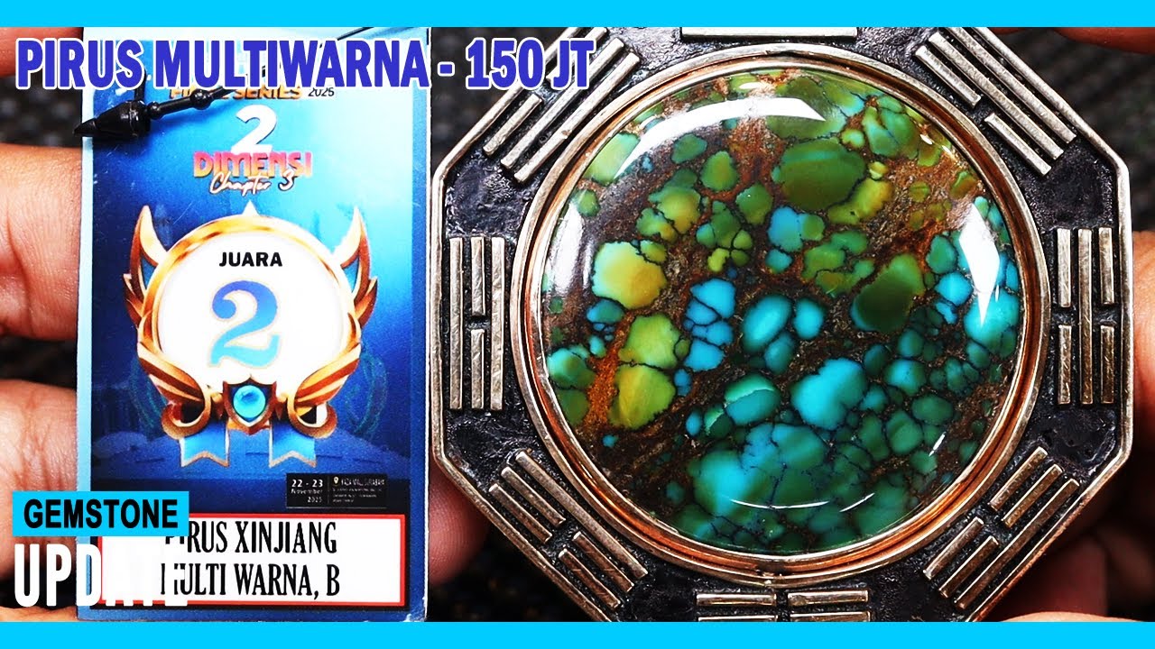 GEMSTONES UPDATE 19012026 - BATU PIRUS PERSIA XINJIANG GRADASI TOSKA BIRU HIJAU URAT EMAS TURQUOISE