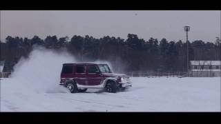 Mercedes-Benz G-Class Drift in snow: Stwo ft sevdaliza -  Haunted
