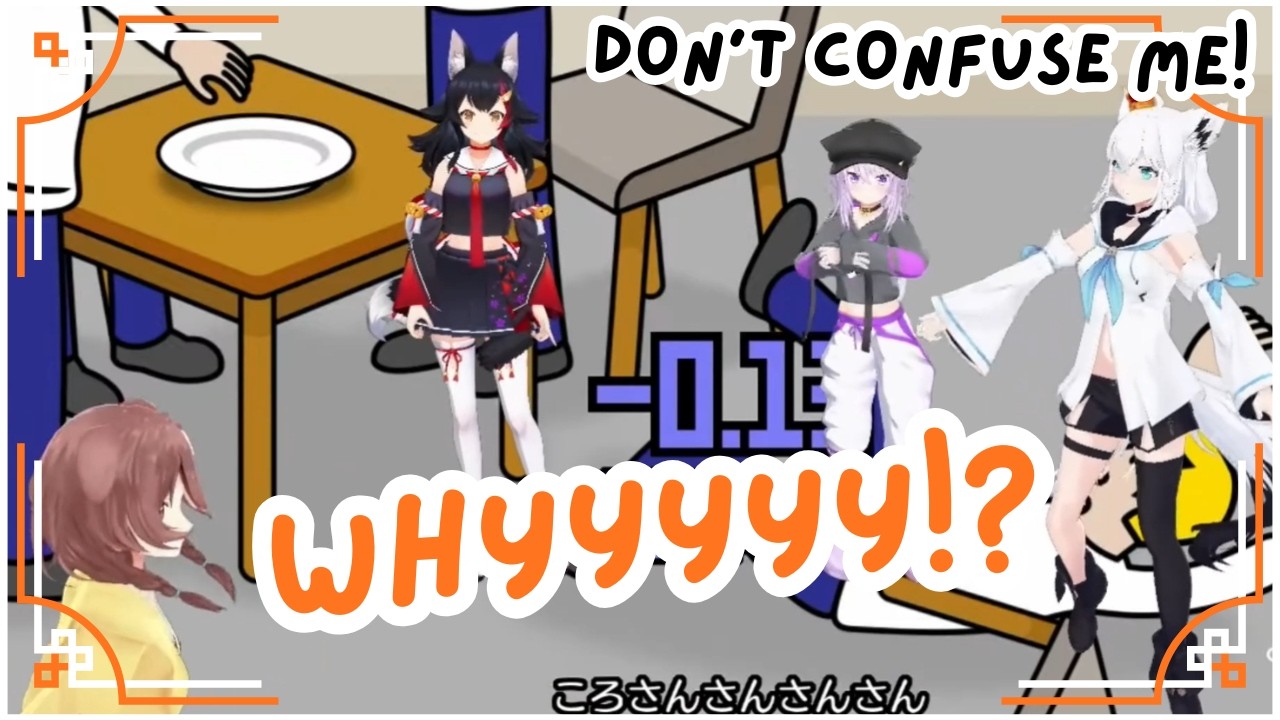 OkaKoro TeeTee~ Okayu SHRINKS!? Korone Goes FULL TRYHARD! 😭🤣 | Hololive Clip