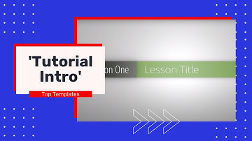 Tutorial Intro Template Created On Viddyoze | Create Marketing Videos