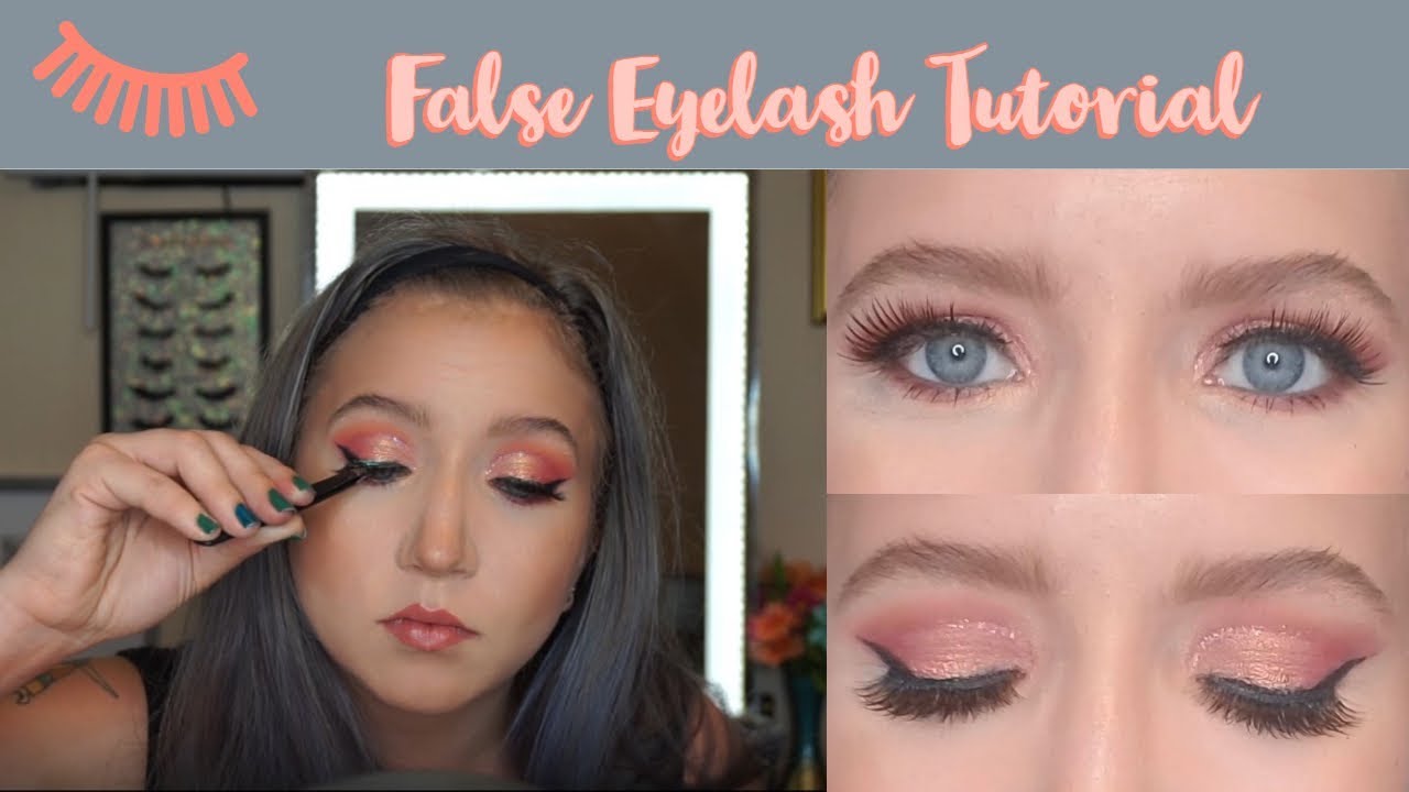 How to Apply False Lashes