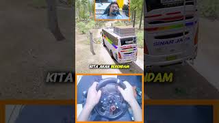 Bus Sinar Jaya Lewat Jalan Offroad | PART 2 #shorts #viral #ets2