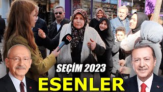 AKP'nin Kalesi ESENLER'de Sayaçlı Seçim Anketi \/ Sokak Röportajları | Seçim 2023