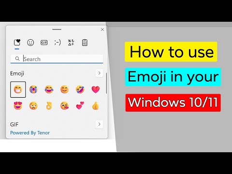 How To Use Emoji On Windows 10 and 11 (Quick shortcut)